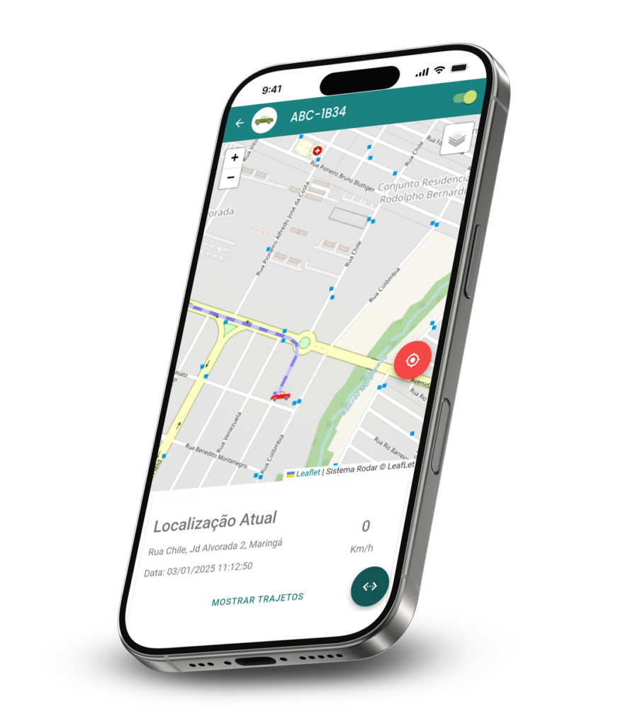 App de rastreamento veícular