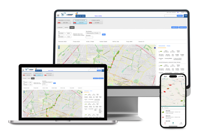 sistema de rastreamento veicular multidispositivo