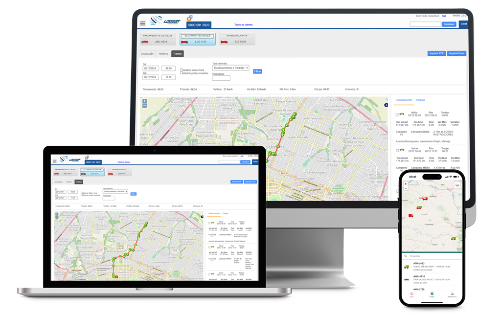 software de rastreamento veicular